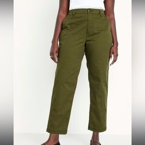 Old Navy Olive Green High Waisted OG Chino Pants